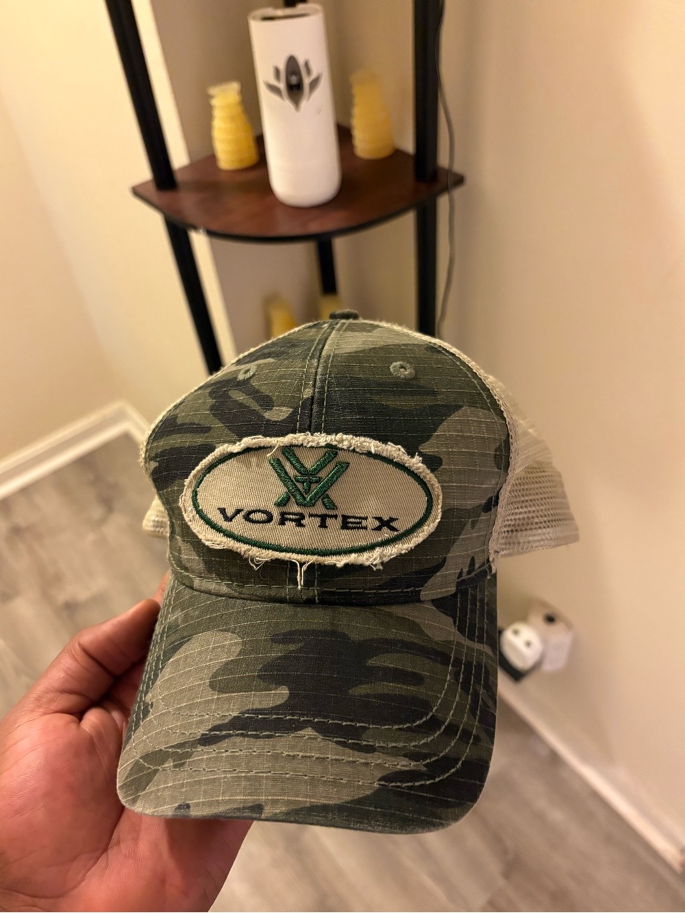 Vortex Camo Trucker Hat - Green